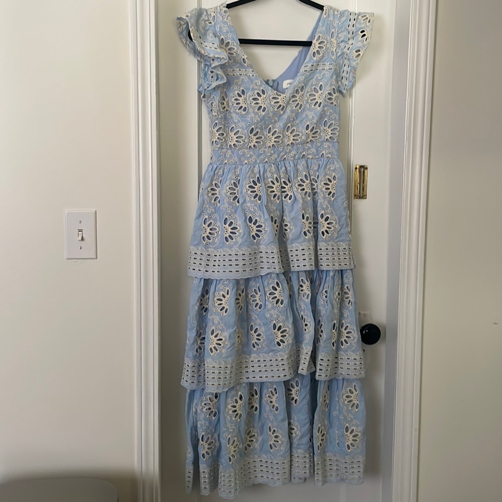 Just Me blue dress
